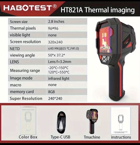 Habotest ht821a thermal - ht821a,