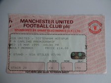 Ticket Stub - MANCHESTER