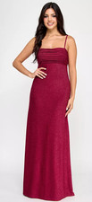 Juniors Glitter Gown Dress