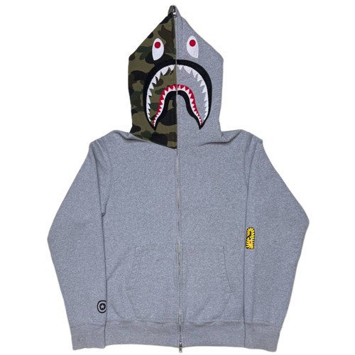 Bape grey half - half, shark