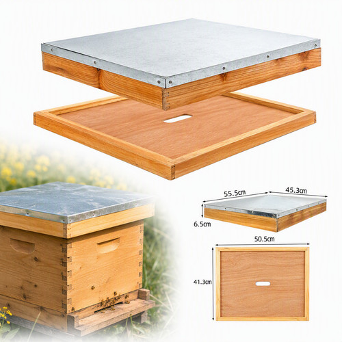Beehive roof with galvanised - with,