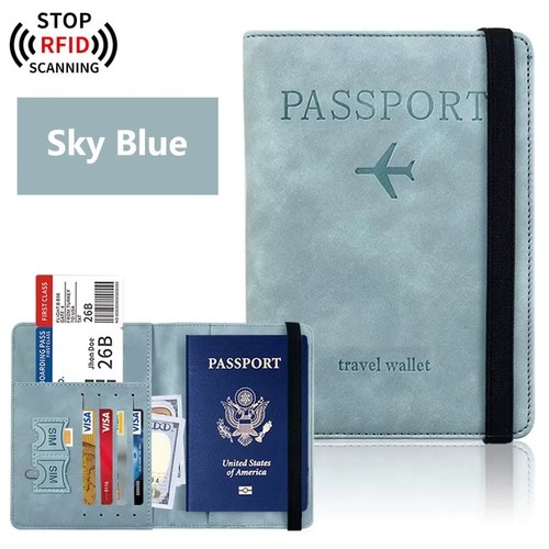 Rfid passport holder travel - passport,