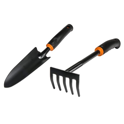 Teeth rake and narrow spade - rake,