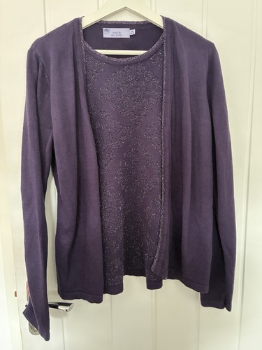Honor millburn purple knit - honor,