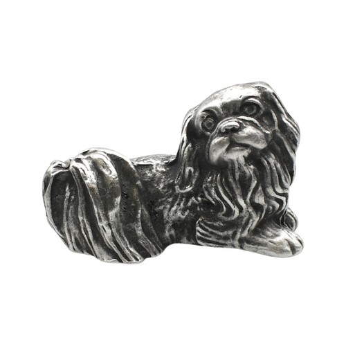 English made pewter - made, pekingese