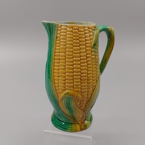 Majolica ceramic pottery corn - majolica,