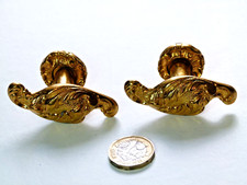 PAIR MID 20TH C BRASS
