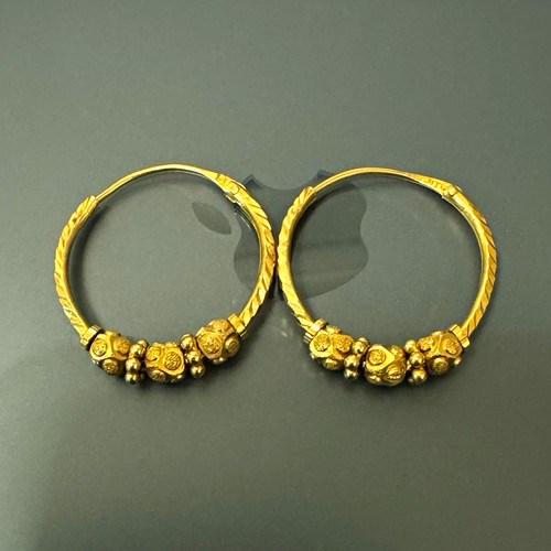 22ct yellow gold ring - , hoop