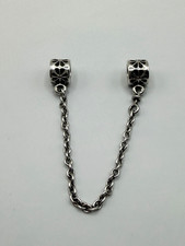 Genuine Retired Pandora Flower Safety Chain #790385-06 925 ALE
