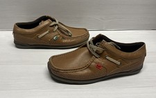 Kickers Men Tan Brown Leather