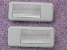 BMW E46 E53 X5 E83 X3 Sun Visor Light Illuminated Interior Grey PAIR 6961995 E36