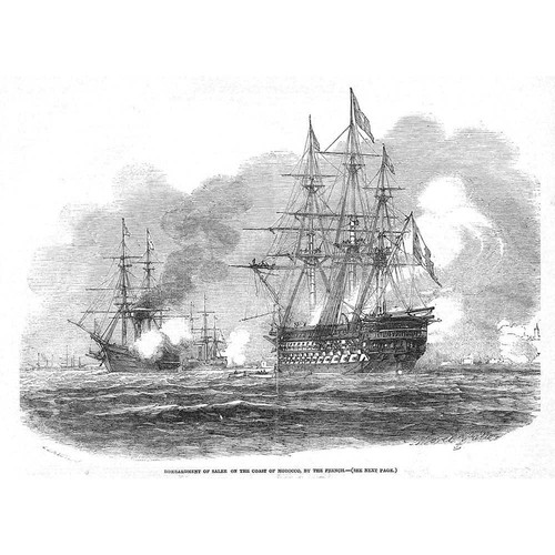 Morocco naval bombardment - naval, of