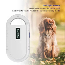 Portable Handheld Animal Chip Reader Pet Microchip Scanner Universal RFID UK