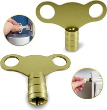 2 X SOLID BRASS RADIATOR BLEED