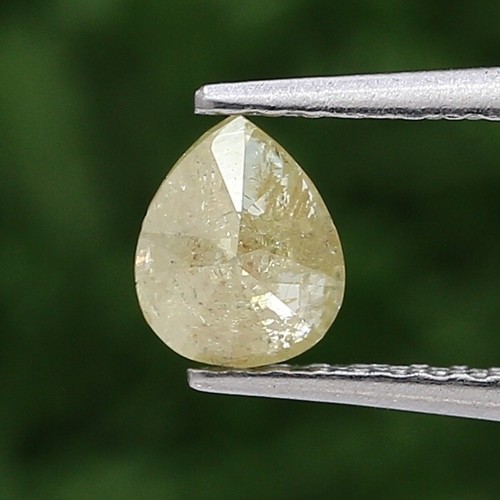 Pear yellow natural - natural, diamond