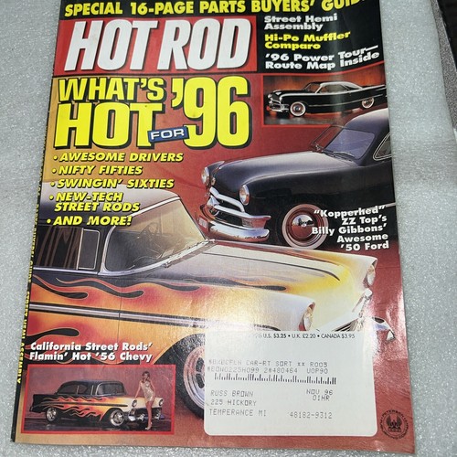 1996 january hot rod - rod, magazine