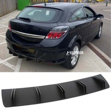 Rear bumper spoiler fin - rear,