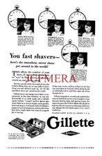 GILLETTE Safety Razor Blades ADVERT Original Vintage 1928 Print Ad E07/06