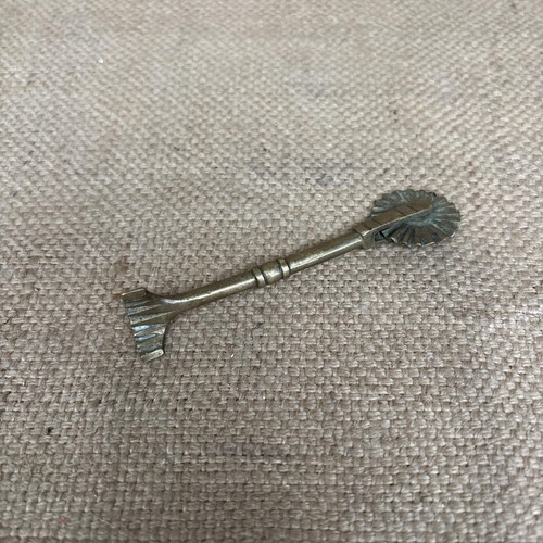 Brass pastry crimper jigger - pastry,