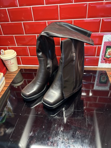 Platform over knee boots size - over,
