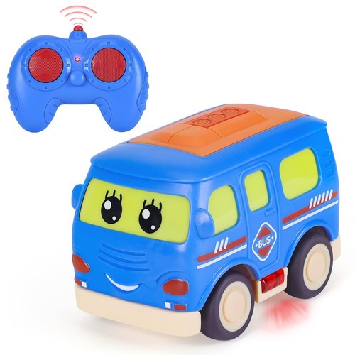 Remote control cartoon bus - control, toy