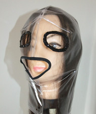 Pvc like hood wrestling - pvc, mask