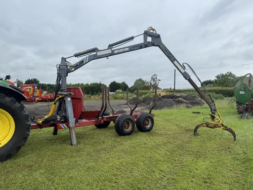 Timber trailer twin axle - timber, log