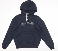 Jack Wills Men’s Blue M Classic Fit Pullover Hoodie