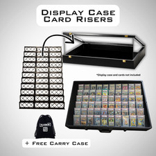 Display Case Card Riser Stands
