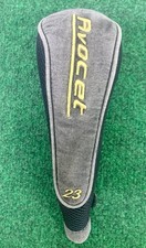 Avocet 23* Hybrid Rescue Golf Headcover Black, Gray, Gold See Photos