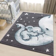 Kids Elephant Rug Boys Bedroom
