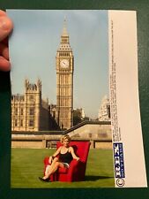 Press Photograph 8”x6” Nell McAndrew, Model, In Front Of Big Ben