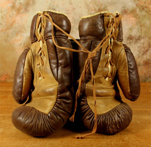 Vintage sykes leather boxing - vintage,