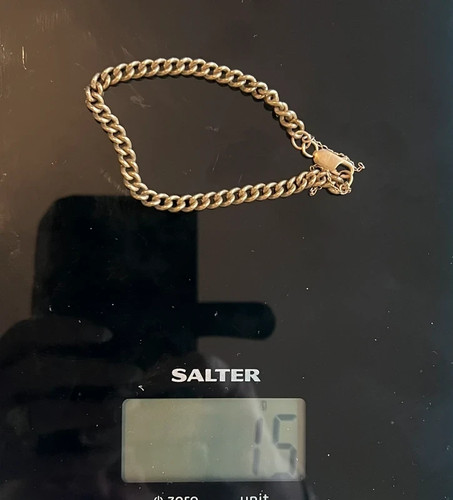 9ct gold bracelet grams - 9ct,