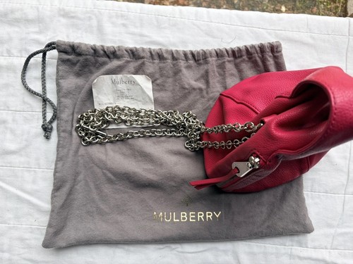 Rare mulberry biker pouch bag - mulberry,