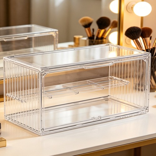 Tiers clear display case for - case,