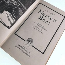 Narrow Boat Rolt 1946 Hardback
