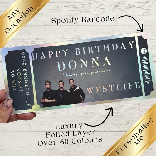 Personalised souvenir concert - personalised,