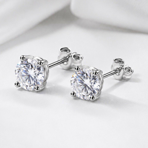 925 sterling silver moissanite - 925,