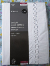 M&S Luxury Embroidered Bedset
