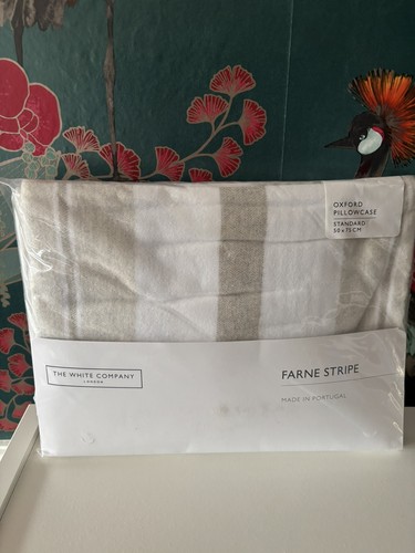 The white company farne stripe - white,