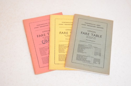 Bus coach fare - bus, tables