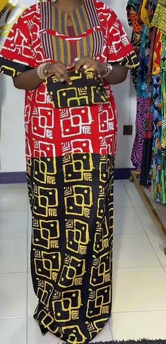 Ankara african print kaftan - african,