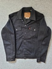 Levi's Black Denim Trucker Jacket Medium Stretch