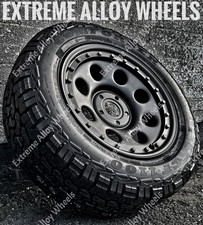 Black steel alloy wheels - steel,