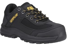Caterpillar Elmore Mens Black Safety Steel Toe/Midsole S1P Work Trainers