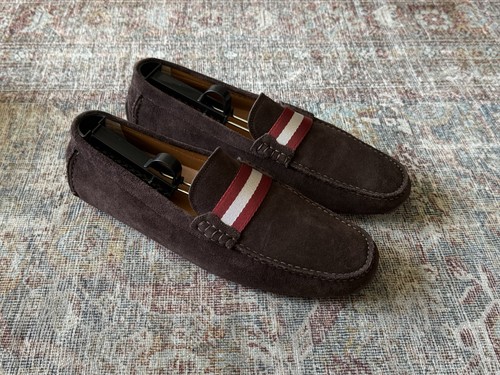 Bally men brown suede - bally,