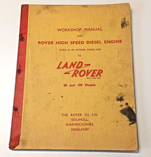 Rover Workshop Manual 1957 -
