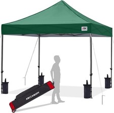ABCCANOPY Patio Pop Up Canopy Tent Garden Gazebo 10x10 Green CT06 