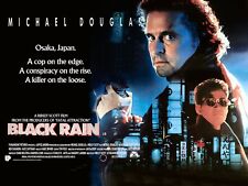 BLACK RAIN 1989 UK quad poster
